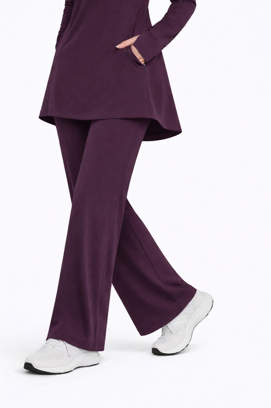 DARK CHERRY - MODEST ACTIVEWEAR PANTS